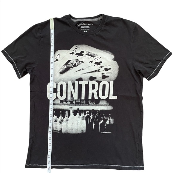 Vintage Single Stitch Calvin Klein Graphic Tee Shirts (M) - Picture 7 of 8